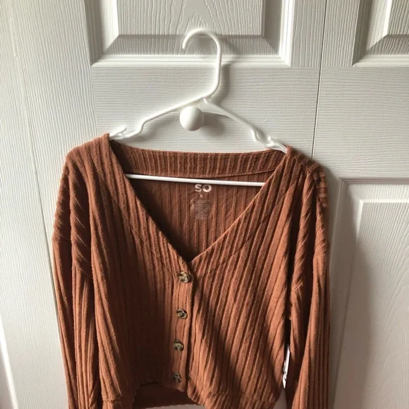 SO Women's Rust Sweater - Picture 1 of 3